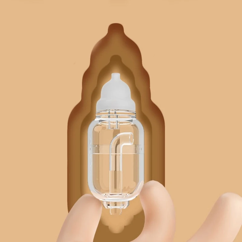 J15U 1 Set PC and Silicone Baby Nose Cleaner Sucker Head Silicone Nasal Aspirator Spare Tip for Effective Congestion Relief