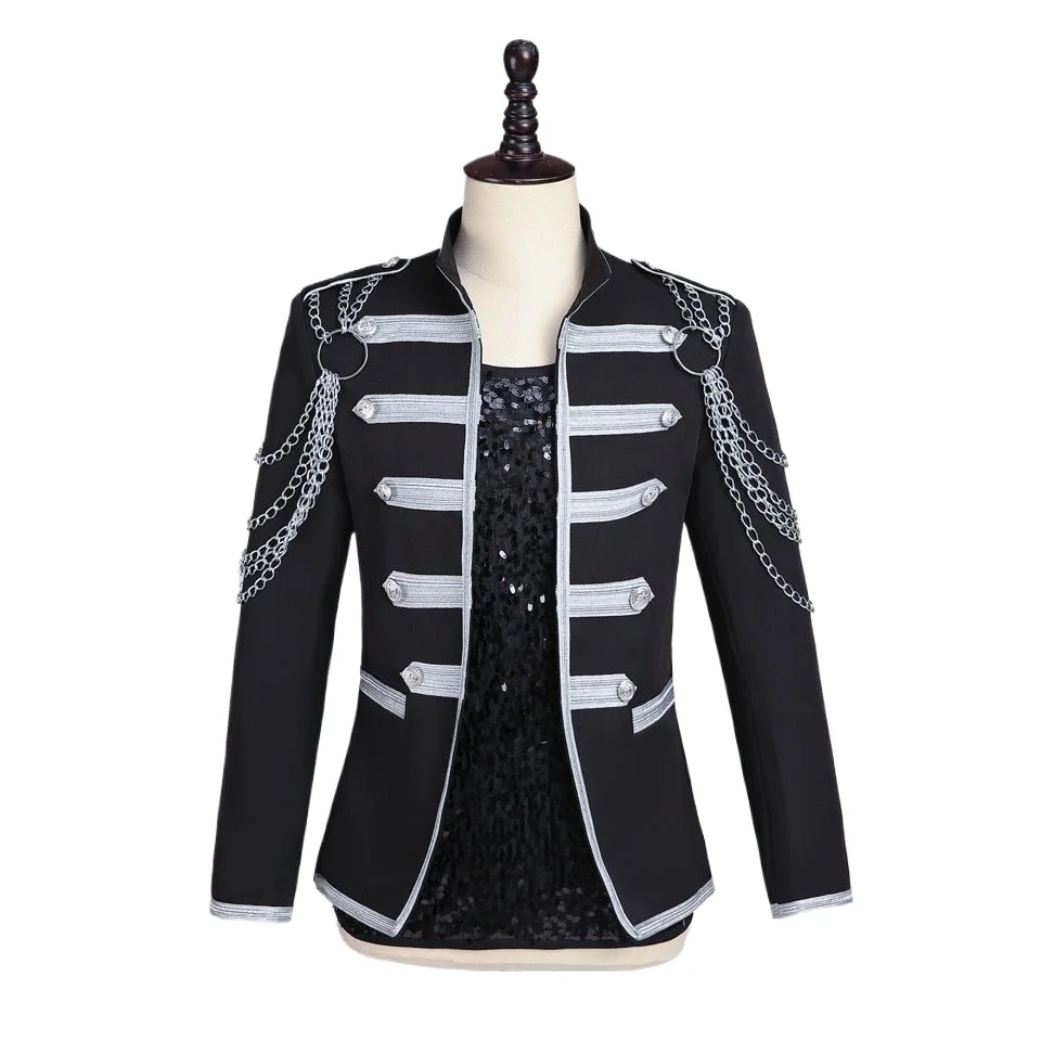 

Черные пиджаки, мужская куртка, пальто, мужской костюм для выступлений, куртка