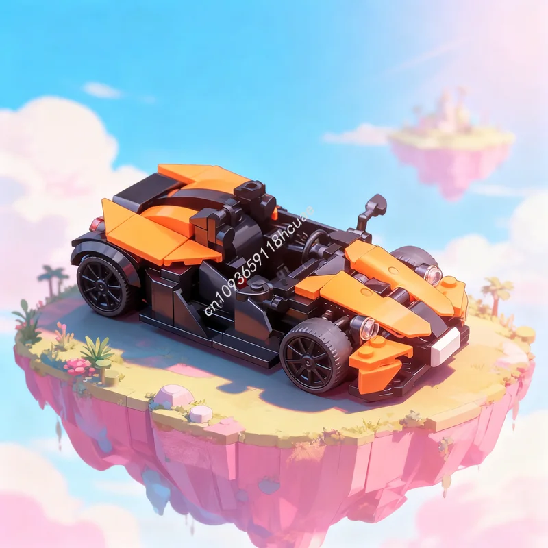 254-teiliges MOC KTM X-Bow City Champions Modellbausatz Spielzeug Konstruktion DIY Idee Kreative Bildung Bausteine Weihnachtsgeschenk für Kinder