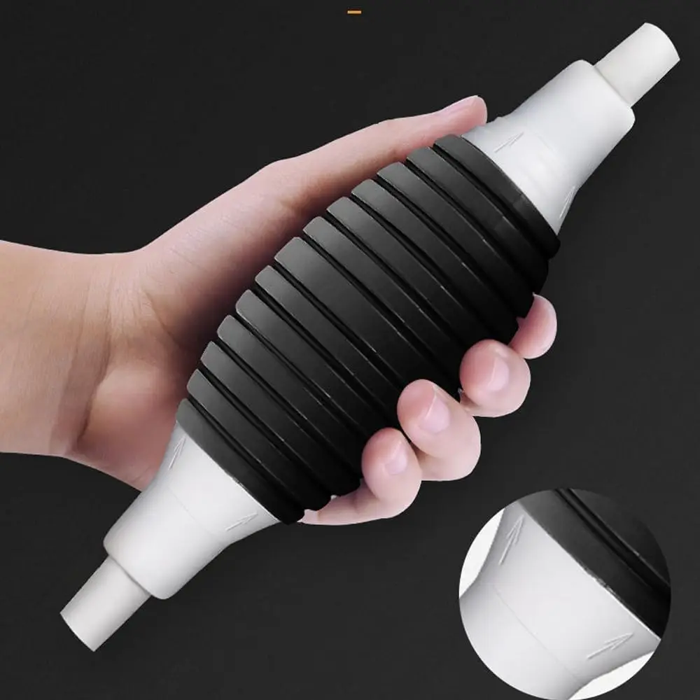 

Manual Fuel Siphon Pump Kit w/ Hose & Ball Valve - for Gasoline/Oil/Diesel Transfer - 1.5M Tube