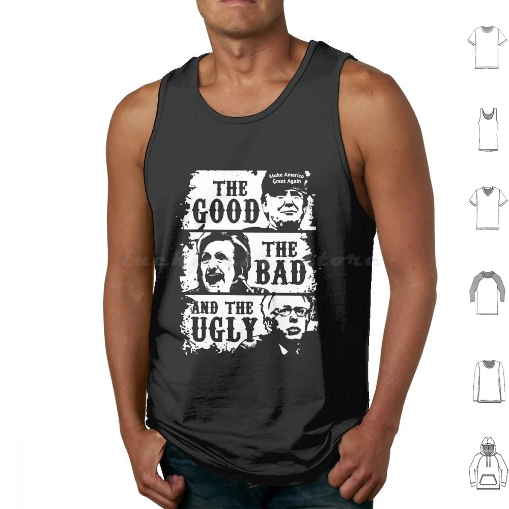 Good Bad Ugly Pencil Christmas Gift Fan Tank Tops Vest Sleeveless The Good The Bad Good Bad Ugly The Good The Bad And The