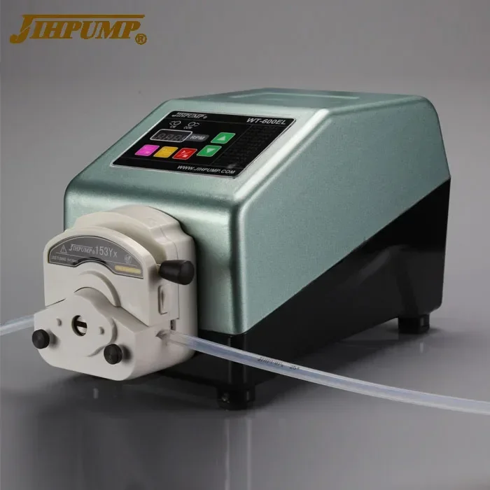 JIHPUMP 110V Mechanical Grinding and Polishing Liquid Peristaltic Dosing Pump BT-300EL of IP 54 industrial dispenser