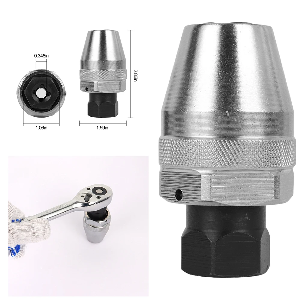 

Broken Bolt Remover 3/8-inch Damaged Bolt and Stud Extractor Tool Bolt Head Socket Remover for Rust Painted Damaged Waste Bolts