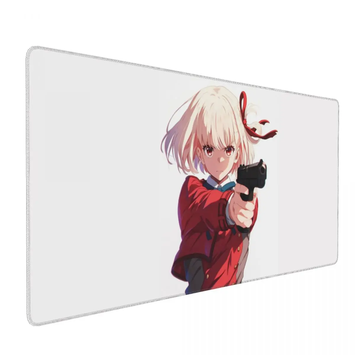 Large Mouse Pad Anime Lycoris Recoil Gamer PC Laptop Mats Keyboard Carpet Computer Gaming Office Accessories Desk Mat