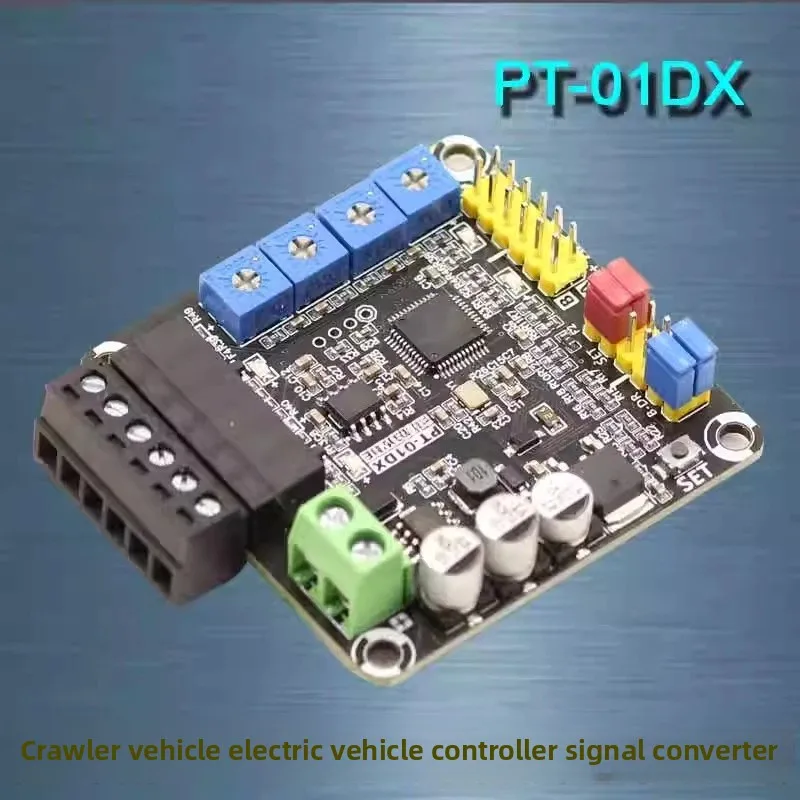 PT‑01DX Modified Remote Control Electric Vehicle Signal Conversion Board for Transport Vehicle Lawn Mower Crawler Vehicle DIY