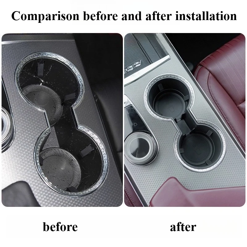 Central Control Water Cup Cover For Cadillac XT5 LYRIQ OPTIQ 2020-2026 Beverage Rack Base Cover Limiter Car Accessories Tools
