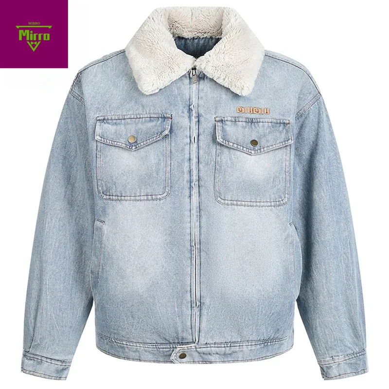 

Винтажные джинсовые парки, мужские стеганые куртки, уличная одежда, Harajuku, хип-хоп, большие куртки, утепленные теплые куртки, верхняя одежда для мужчин