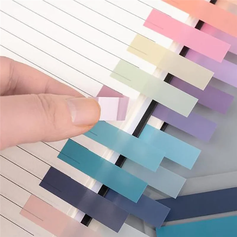 QWE-2400 Stück Haftnotizregisterkarten, 120 Farben beschreibbare Haftnotizregisterkarten für Ordner, Anmerkungsregisterkarten, Seitenmarkierungen, Klassifizierungsdateien