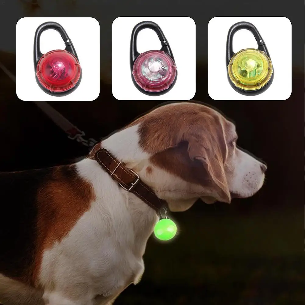 الحيوانات الأليفة مضيئة قلادة إضاءة مقاومة للماء طوق بكلاب الحيوانات الأليفة مضيئة معلقة الديكور في الهواء الطلق تحذير مضيئة قلادة هدية عيد الميلاد #1