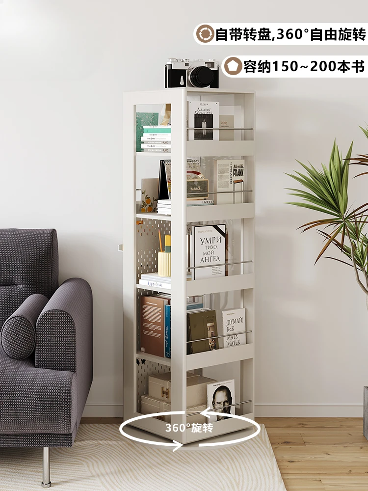 Rotating bookshelf, 360 degree bookshelf, living room floor to ceiling shelf, building block LEGO display cabinet, home