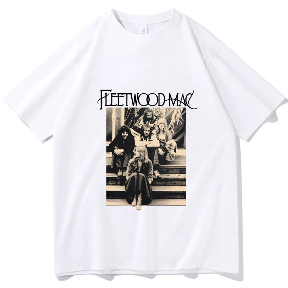 Fleetwood Mac Stevie Nicks 2024 Music Fans Gift Oversized T-shirt Regular O-neck Unisex Casual Summer Printing