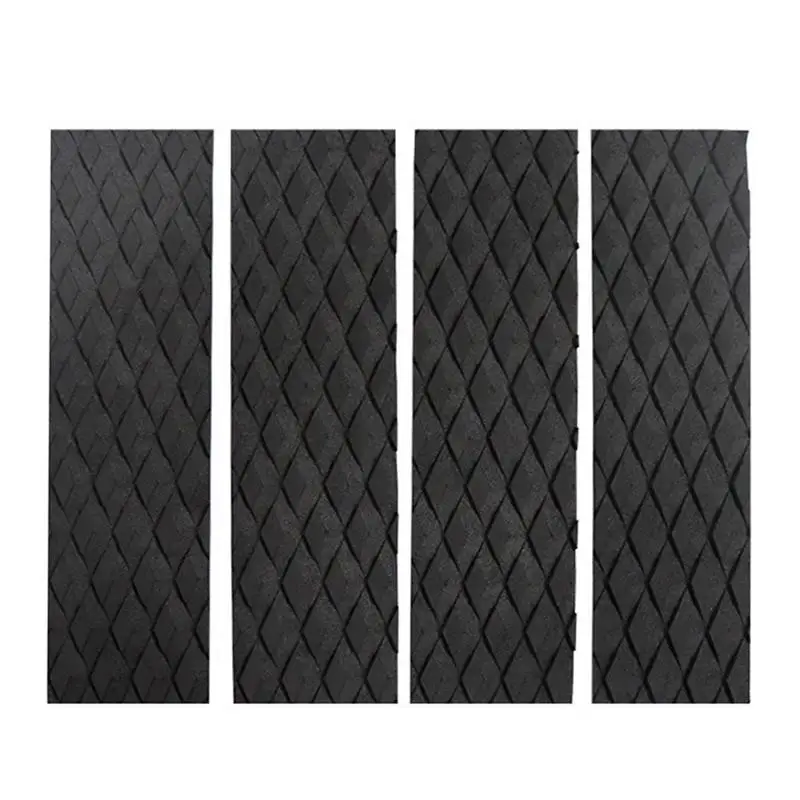 4PCS Surfboard Traction Pad Surfboard Antislip Mat Corrosion Resistant Adhesive Grips Surf Deck Tail Pads For Surfing Dropship