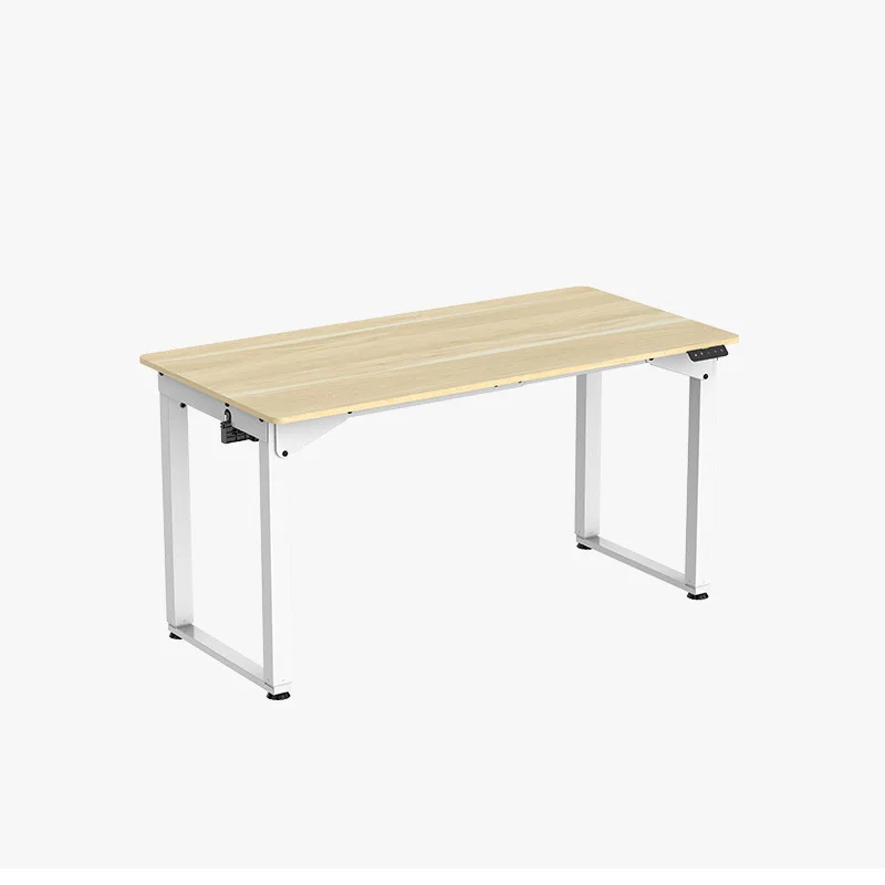 Hot Sale Simple Design Fixed Base Wooden Desktop Metal Table Legs Optional Lifting Table