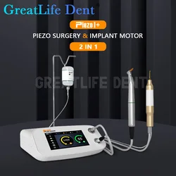 GreatLife Dent Dental Piezo Chirurgia i Implant Silnik 2 w 1 SURGIC TOUCH Wiercenie chirurgiczne Piezosurgery Przecinarka do kości Urządzenie do implantu