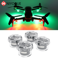 4pcs Night Flight Light Strobe Flash Mini Lamps Navigation for DJI FPV/Mavic Mini 2/Mavic Air 2/FIMI X8SE/EVO II