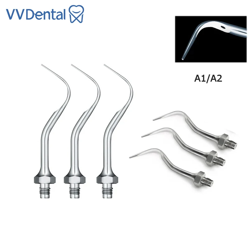 

VVDental Dental Ultrasonic Scaler Tip Scaling Periodontics Endodontics Tips for AMDENT Ultrasonic Scaler Handpiece