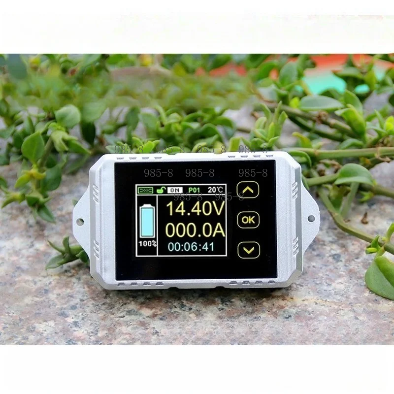Digital Wireless Ammeter Voltmeter, Color Screen Coulomb Meter  Capacity Monitor