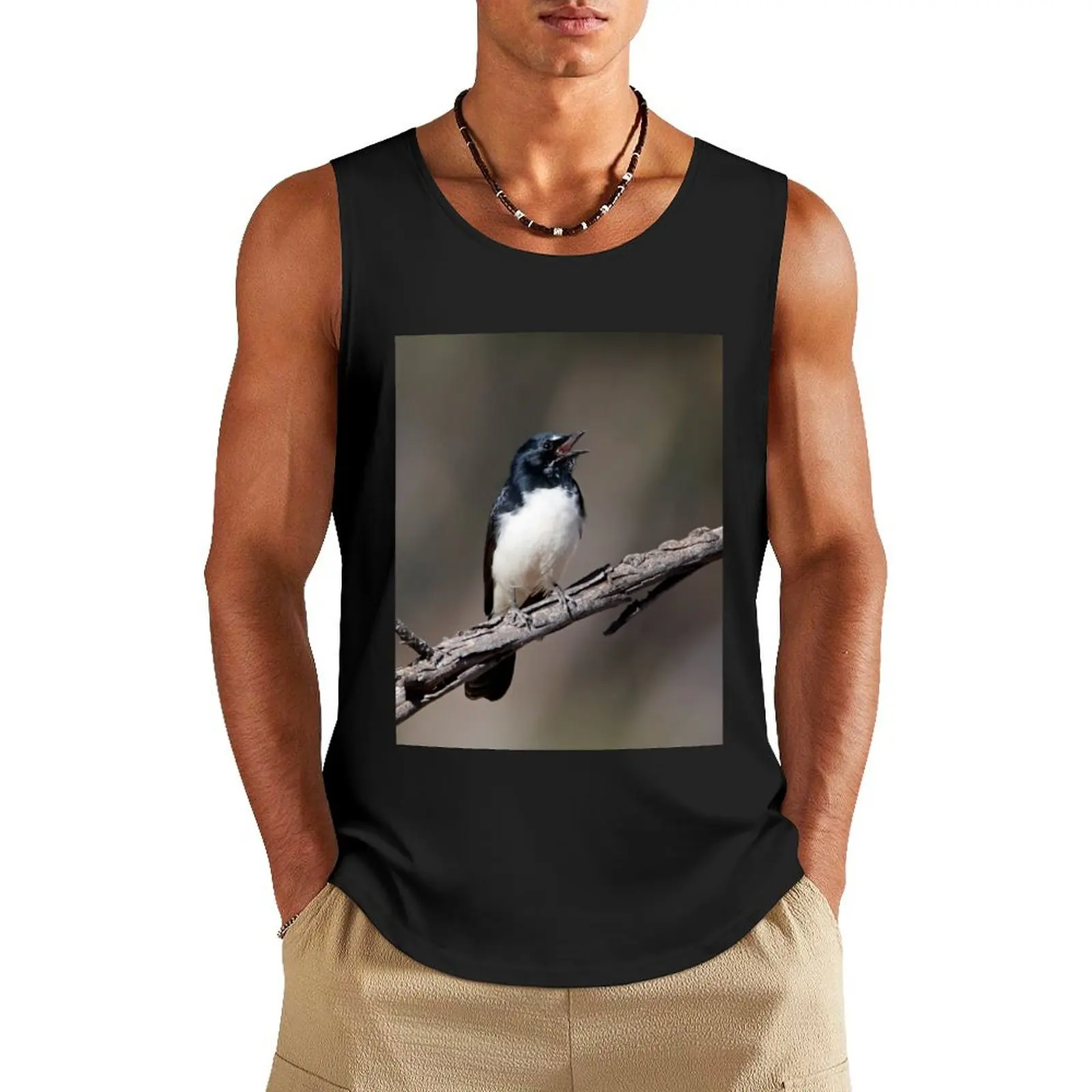 Willie Wagtail Tank Top bodybuilding best selling products new in tops & t-shirt