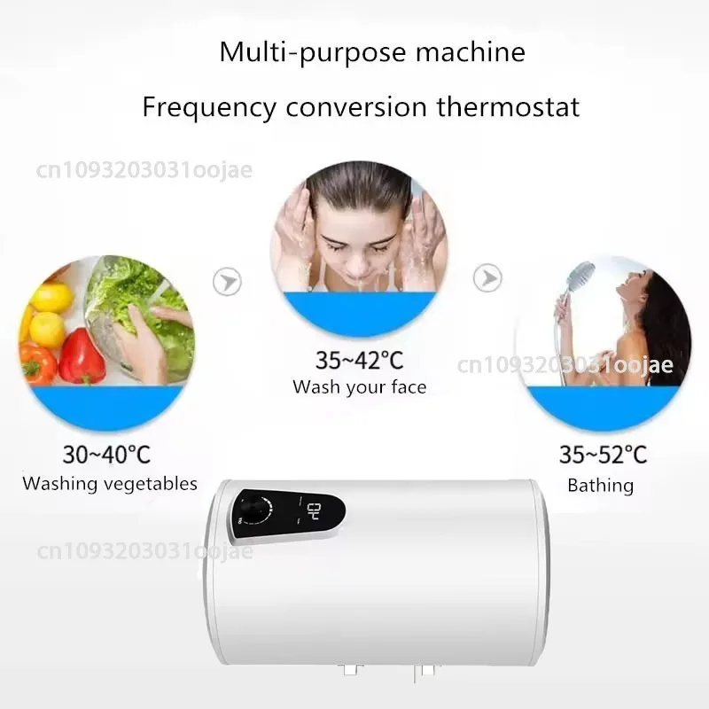 KUALOOL Versatile Tank Water Heater Storage Digital Display RV Small Hot Water Heater Wall or Floor Mounted for Bathroom Kitchen