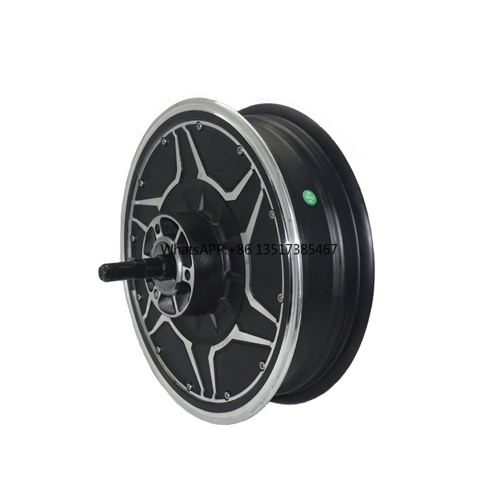

QSMOTOR 6000W V5 268 72V Top 120kph Hub Motor 12*3.0inch 72V New Condition Powerful for High Speed Electric Motorcycles