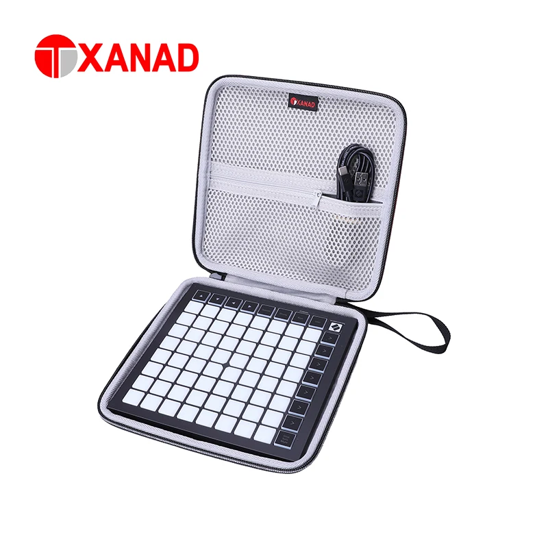 XANAD EVA Hard Case for Novation Launchpad Mini MK3 Grid Controller Protective Carrying Storage Bag