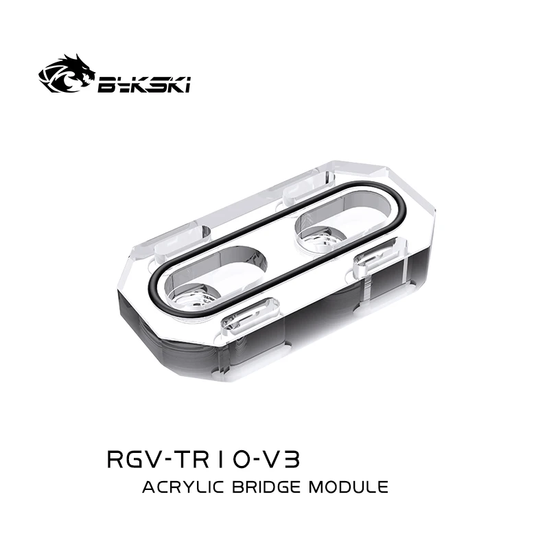 Bykski Distro Plate Waterway-bordregelmodule Schakelen op en neer 20 mm RGV-TR10-V3