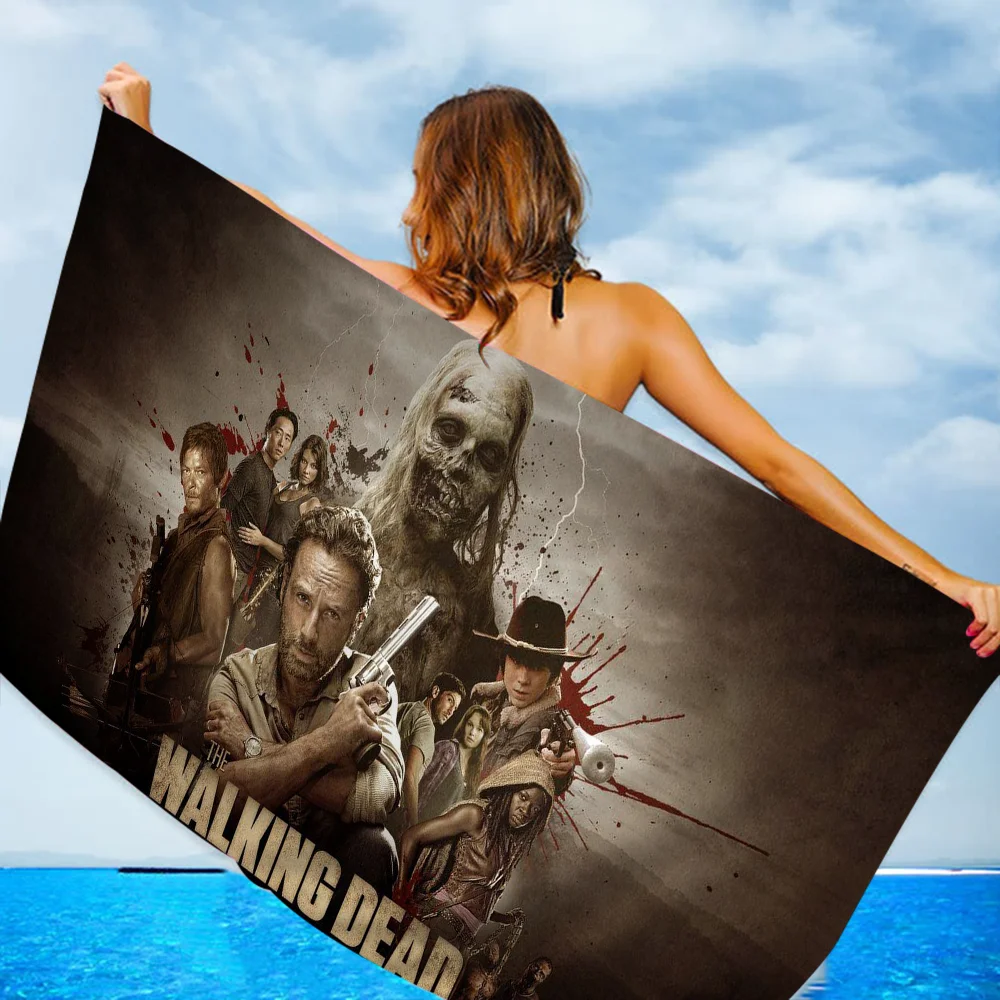 The Walking Dead Towel Microfiber Beach Towel Absorbent Quick dry Soft Yoga Swimming Resort Mountain Climbing Towel