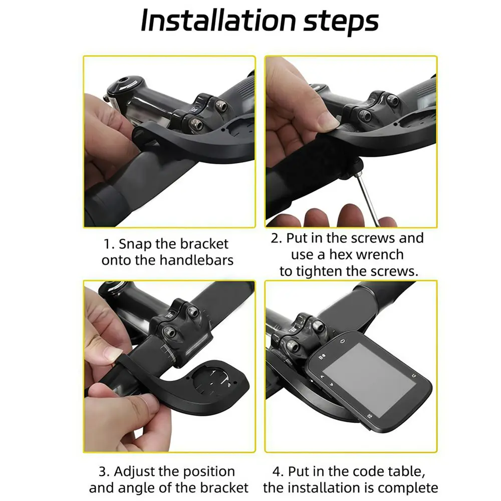 رائجة البيع دراجة الكمبيوتر قوس لتحديد المواقع متر قاعدة الطريق دراجة نارية المقود حامل تمديد يدعم ل Garmin igpsport XOSS