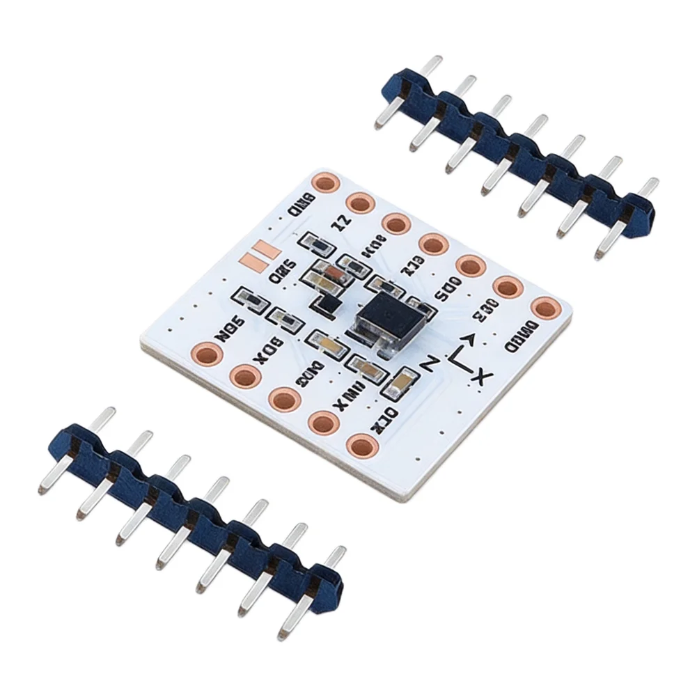 LSM6DSV + QMC6309 Motion Tracking Module for SlimeVR DIY Projects Compatible with For Smol Slime Trackers White PCB