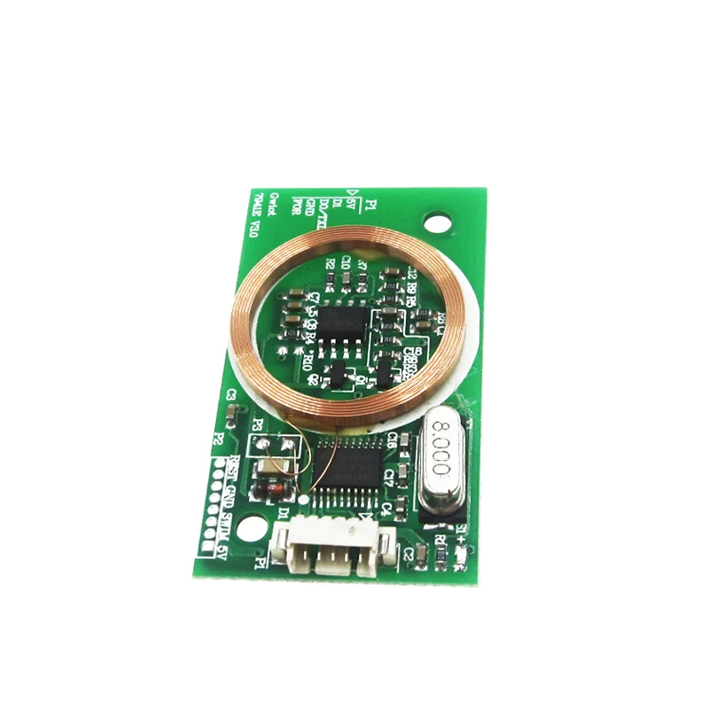 RFID Reader Wireless Module UART 3Pin 125KHz Card Reading EM4100 8CM DC 5V for IC Card PCB Attenna Sensor Kits for Arduino