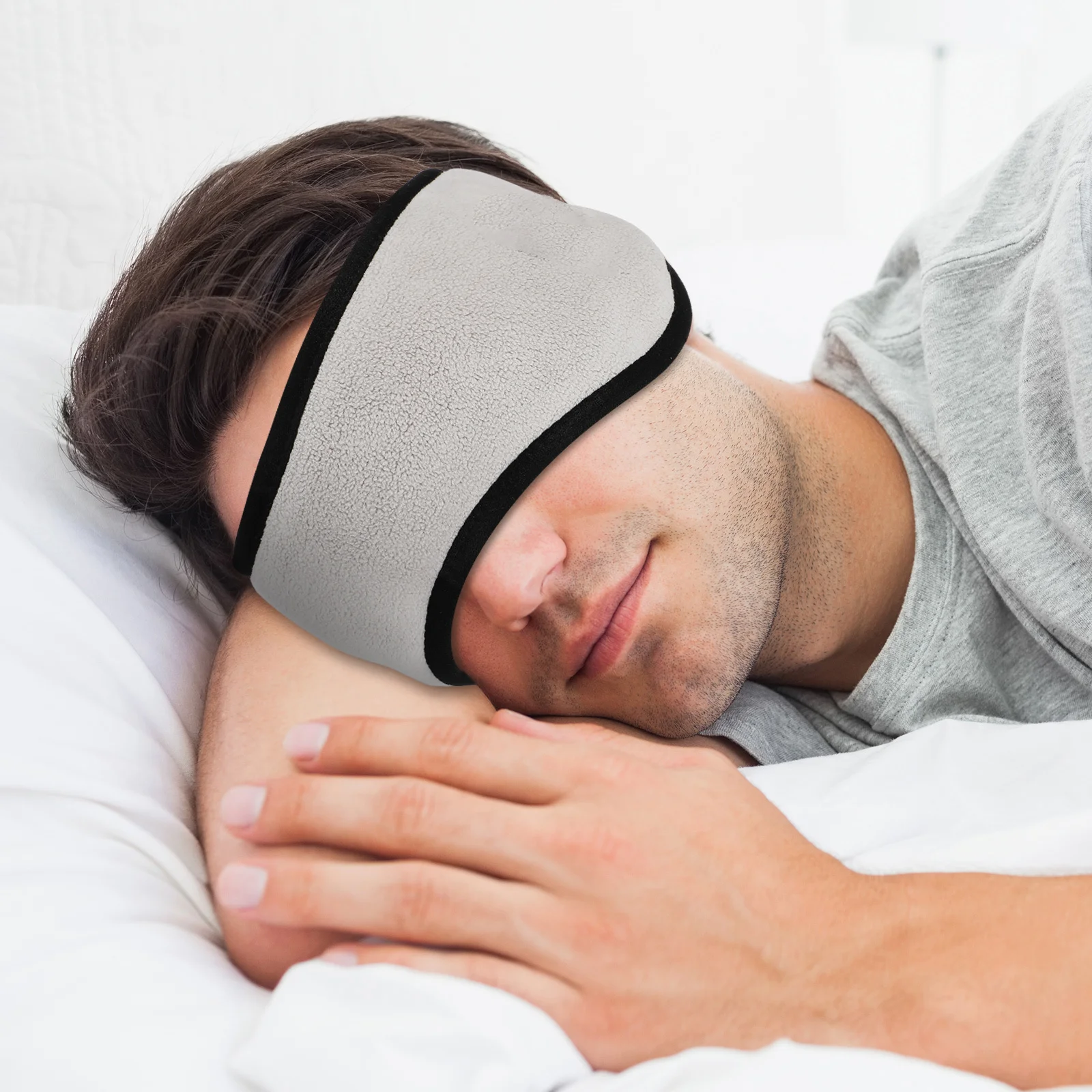 Soft Fleece Lined Sleeping Earmuff for Cold Weather Adjustable Ear Cover for Restful Sleep Warmth and Comfort Unisex Design