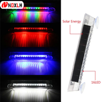 LED Wireless Car LED Alarm Lamp Solar Flash Warning Lamp Super Bright Colorful Universal Interior Decoration Signal Light ﻿