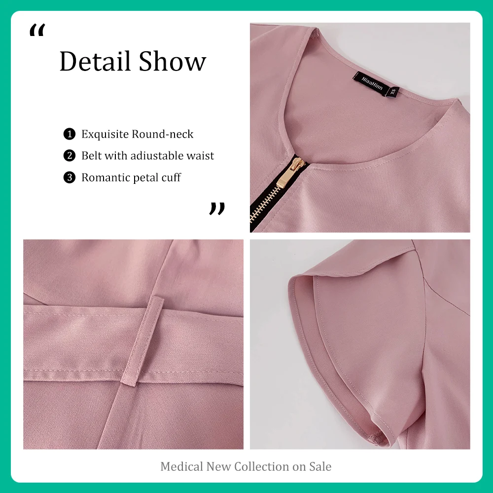 Oraal ziekenhuis Medisch pak Gezondheidszorg Verplegingsset Korte mouw Ademend Scrub Uniform Veelkleurige Apotheker Werkkleding Pakken