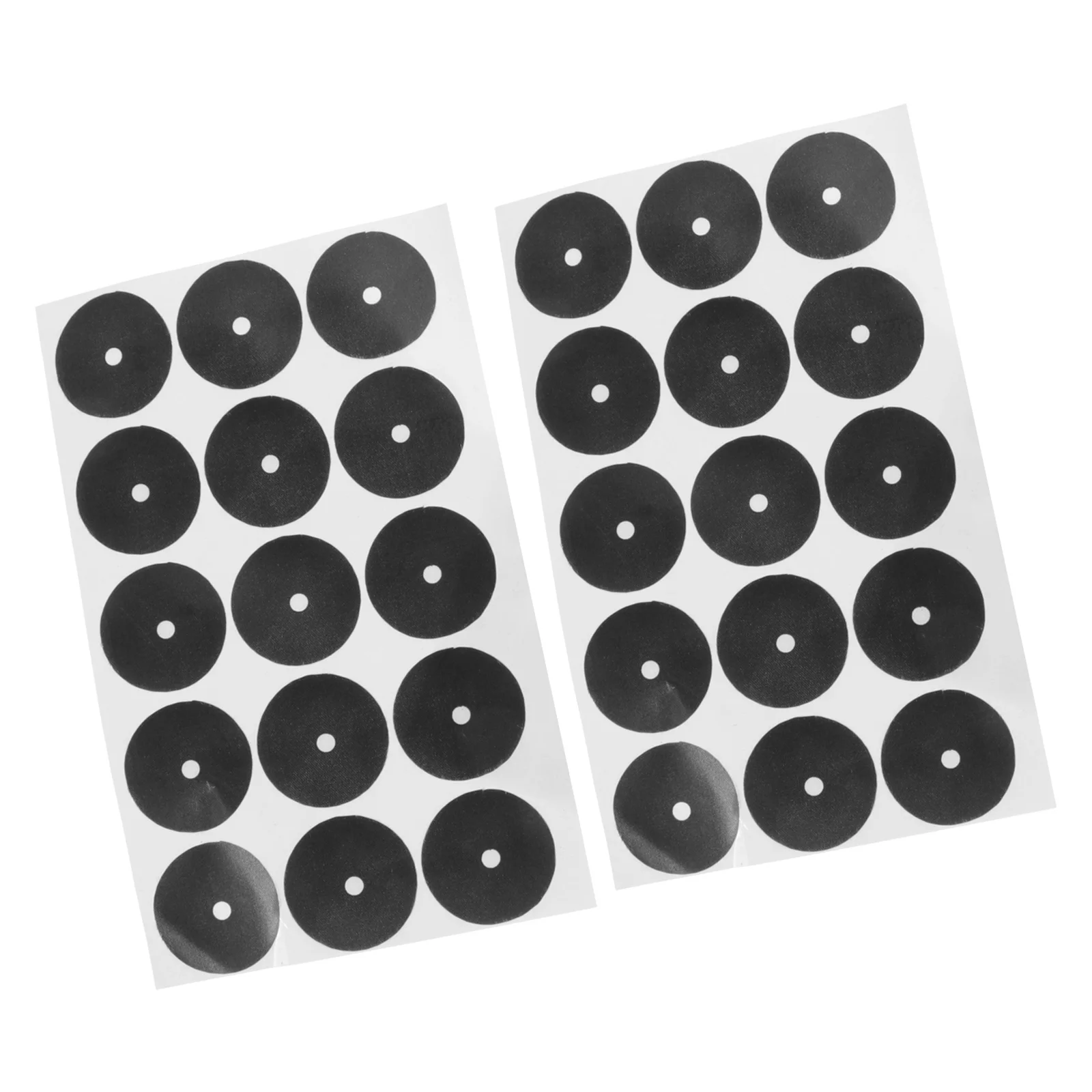 2 Sheets Pool Table Marker Dots Easy Operate Snooker Black Spots Durable Woven Cloth Billiard Accessories Pool Table Marker Dots