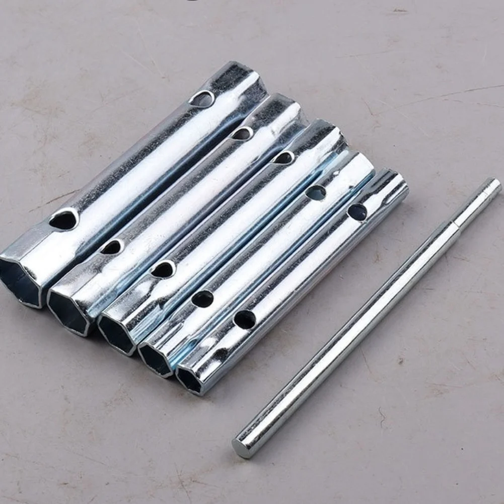 Hex Socket Wrench Set for Precision Maintenance Hollow Tubular Design Dual Size Ends per Wrench Steel Material