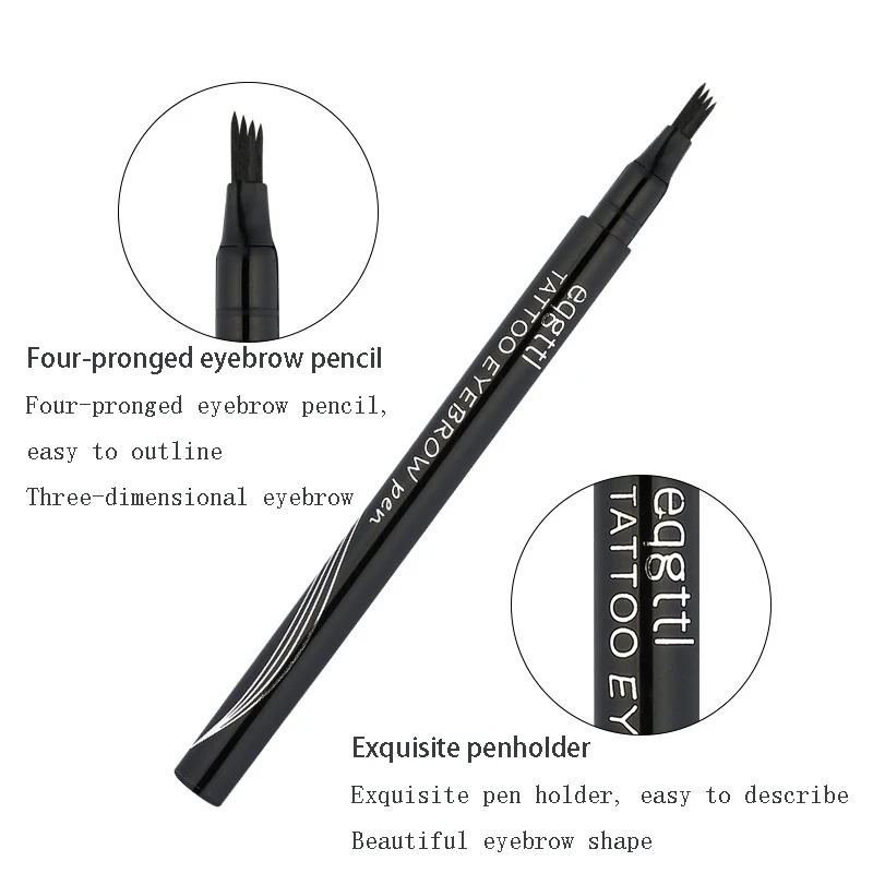 6Colors Natural Eyebrow Pen Waterproofeye Brow Tint Makeup Eyebrow Pencil  Female Makeup Eye Cosmetic Beauty Makeup Cosmetics