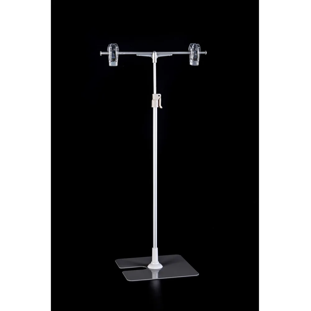T Shape Display Stand For Supermarket Store Metal Poster Stand
