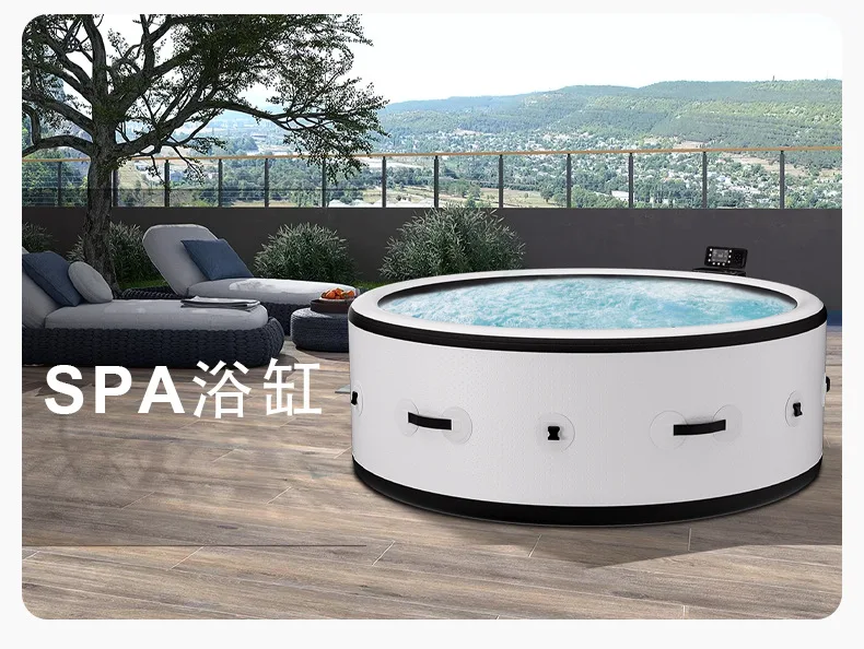 Factory Direct 2026 Custom SPA Inflatable Jacuzzi SPA Spa Pool Heated Surfing Pool Inflatable Jacuzzi Hot Tub