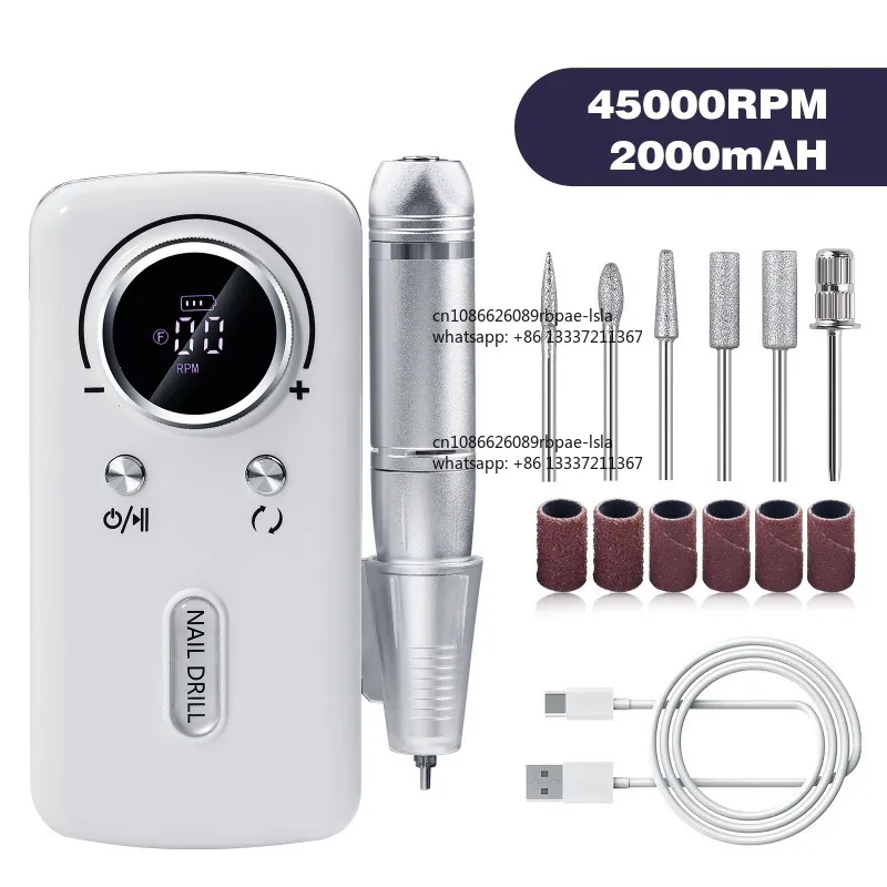 Cross-border finger  polisher, high-speed electric nail polisher, quick grinding