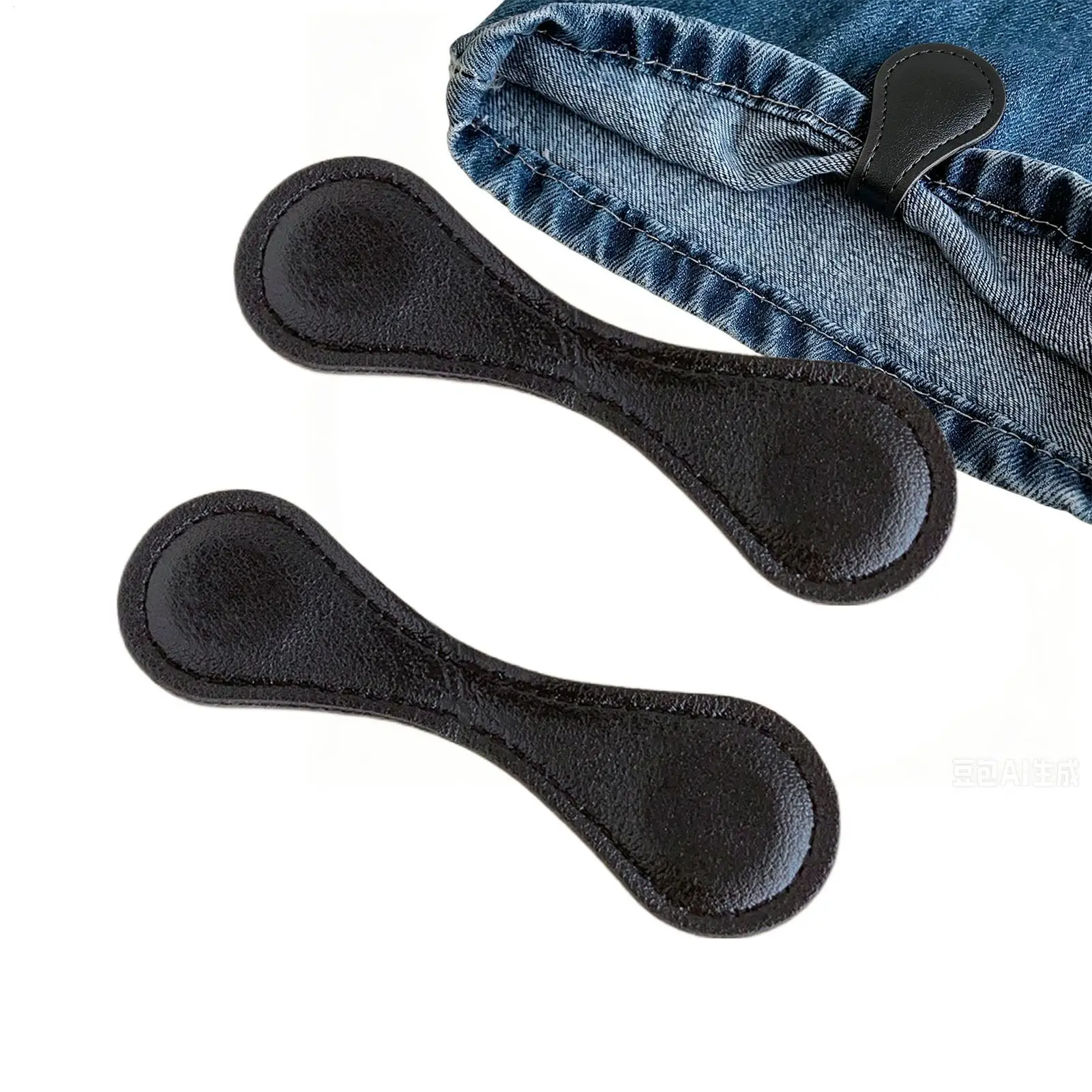 Feste magnetische Schnalle, abnehmbar, nagelfrei und nahtlos, PU-Beinverstell-Schnalle, Nähwerkzeuge, Zubehör für Hosenbeine