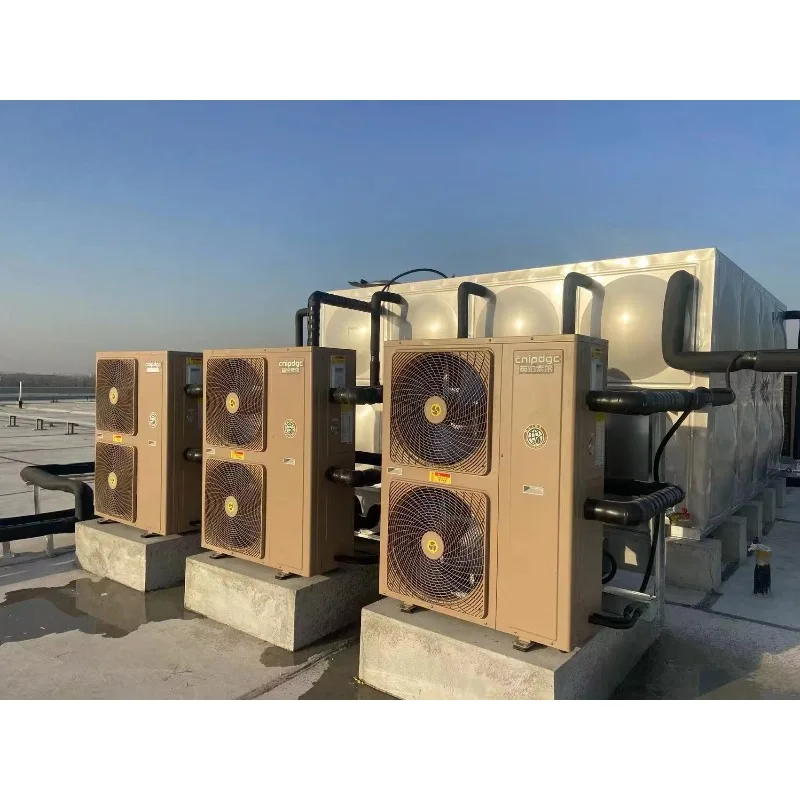 

IMPOSOL High Quality 5-20kw Monoblock R32 Solar-Powered Air Source Heat Pump for Home Heating/Cooling Hotel Use Outdoor