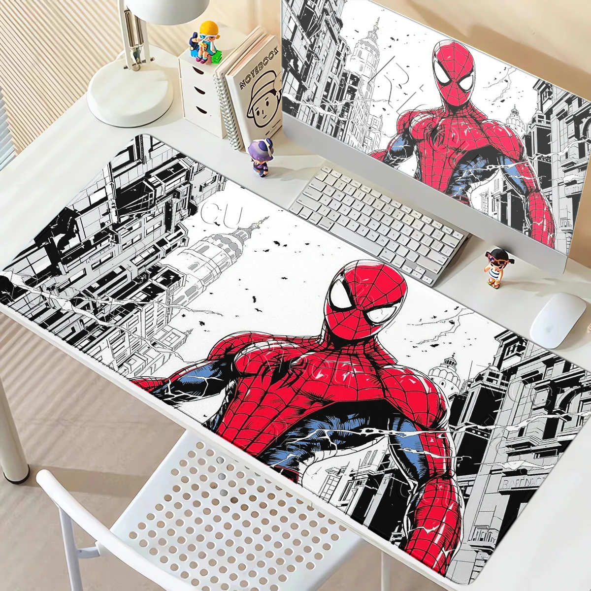 S-Spiders-Mans Mouse Pad Computer Mechanical Keyboard Carpet Laptop Gamer Accessories Mat Office Large Landscape Rubber Mousepad