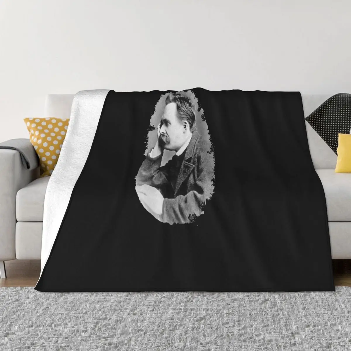 Friedrich Nietzsche Illusions Mug Quote Illusion Truth Nihilism 021603 Women Men Throw Blanket