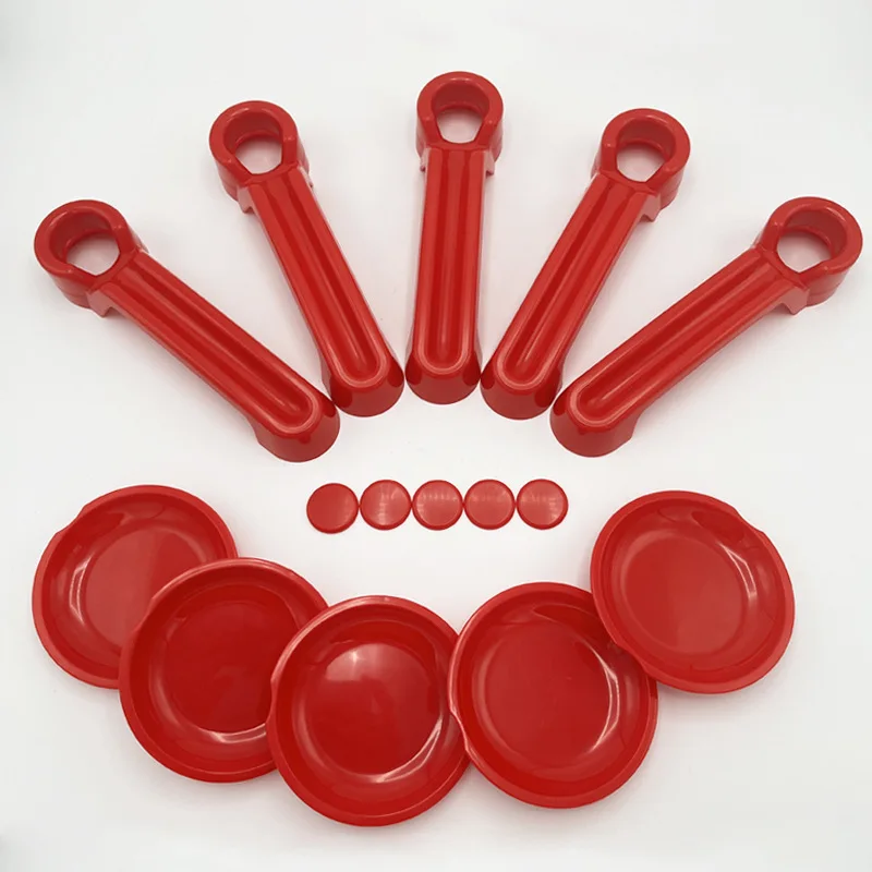 

Для Jeep Wrangler JK 4Dr 07-17: Накладки на ручки боковых дверей и крышки багажника, черные, из АБС-пластика