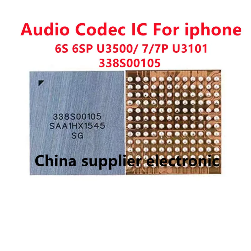 

5-100pcs 338S00105 338S 00105 Audio CODEC IC U3101 for iphone 7 7plus 6S 6SPlus U3500