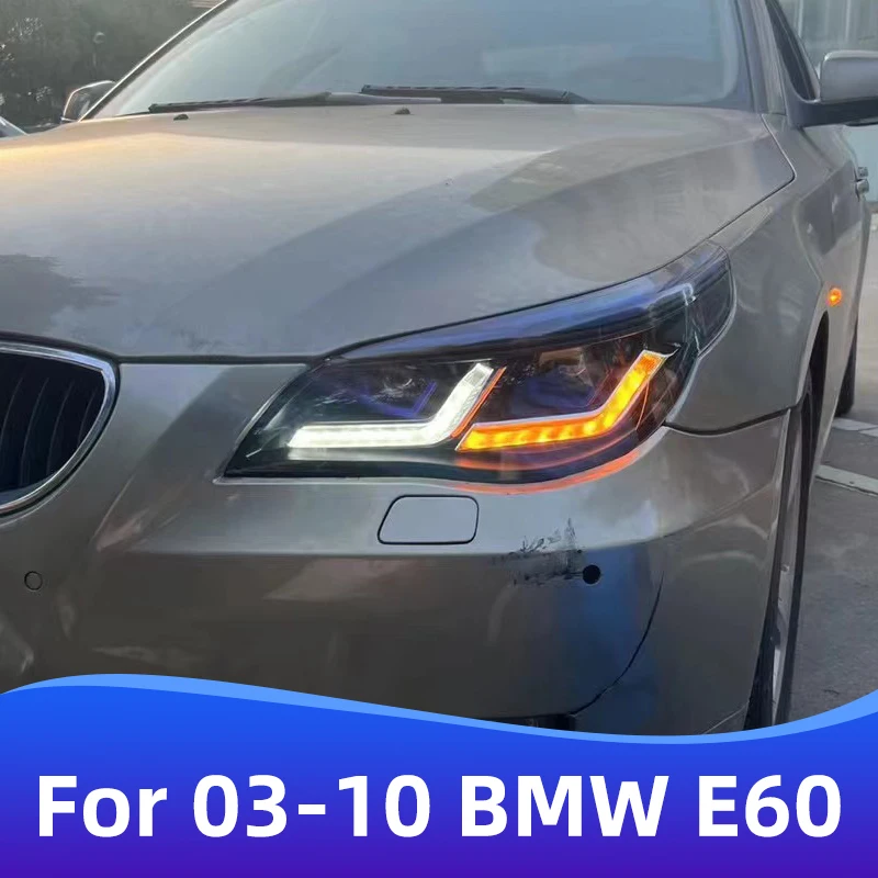 

Для моделей 2003-2010 BMW 5 серии E60 Модифицированная новая лампа головного света Автомобильные Аксессуары DRL