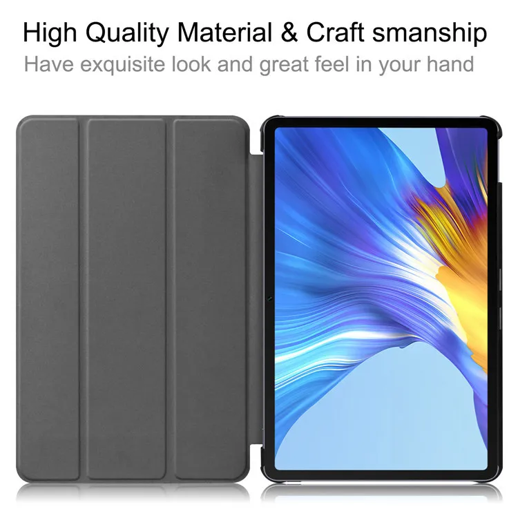 Dreifach faltbare Hülle für Huawei MatePad 10.4 mit automatischer Wake-Sleep-Funktion und stoßfester Abdeckung T5/M5 – Detail 5