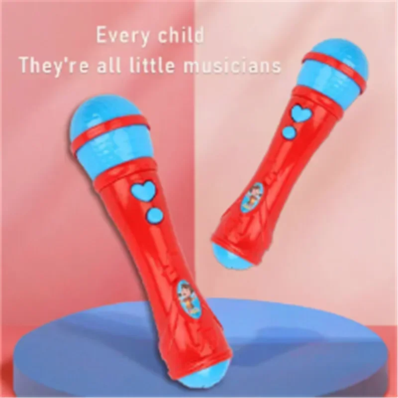 Children Plastic Simulation Microphone Toys Sound Amplifier Toy Gift Early Enlightenment Education Karaoke Musical Toy for Kids