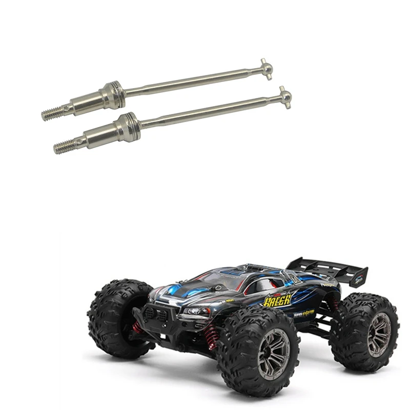 M05K 2 قطعة عمود المحرك الأمامي المعدني CVD QWJ01 لـ Xinlehong Hosim Q901 Q902 Q903 9130 9136 9137 1/16 RC قطع غيار السيارات