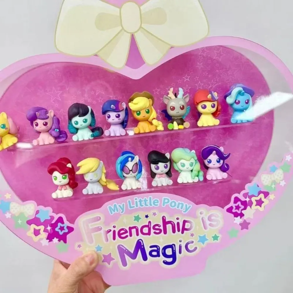 

Подлинная волшебная бутылка My Little Pony, слепая коробка, мини-боб, милый Applejack Pinkie Pie, маленькая модель, подарок на день рождения, декор для офисного стола